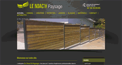Desktop Screenshot of lenoachpaysage.fr