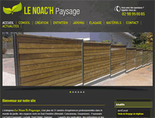 Tablet Screenshot of lenoachpaysage.fr